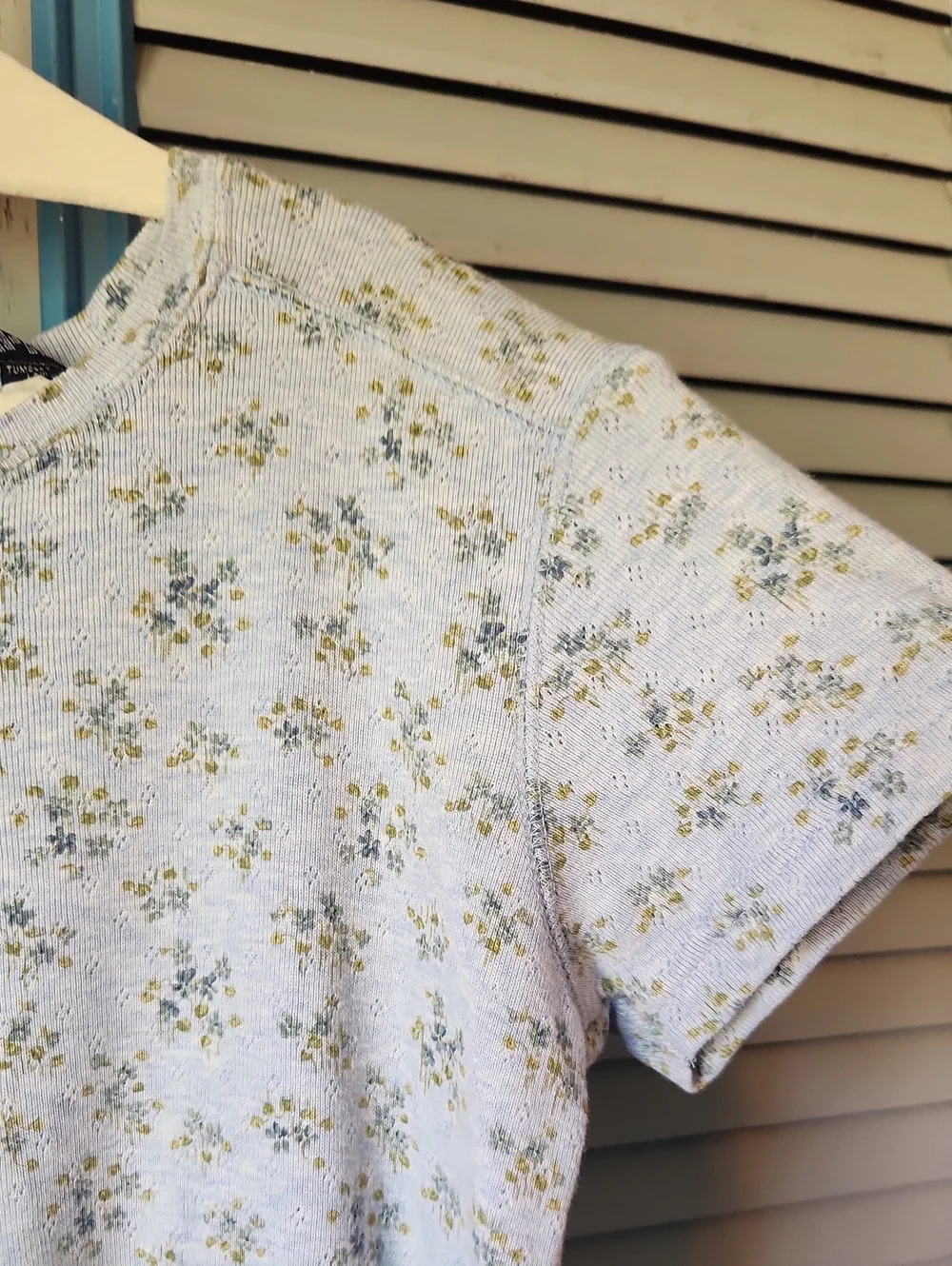 GAP Light Blue Girls Floral Dress